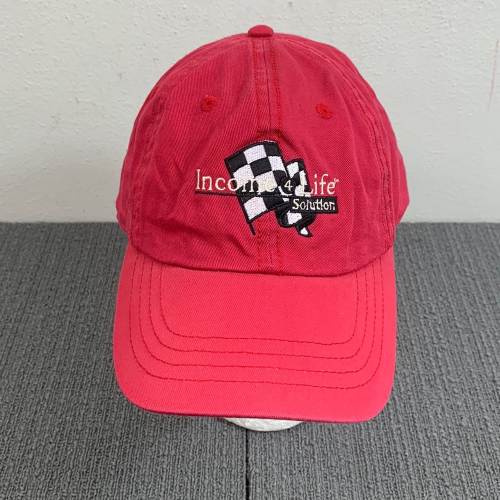 Income 4 Life Solution Baseball Hat Unisex OSFA Red Strapback Cap Cobra Caps